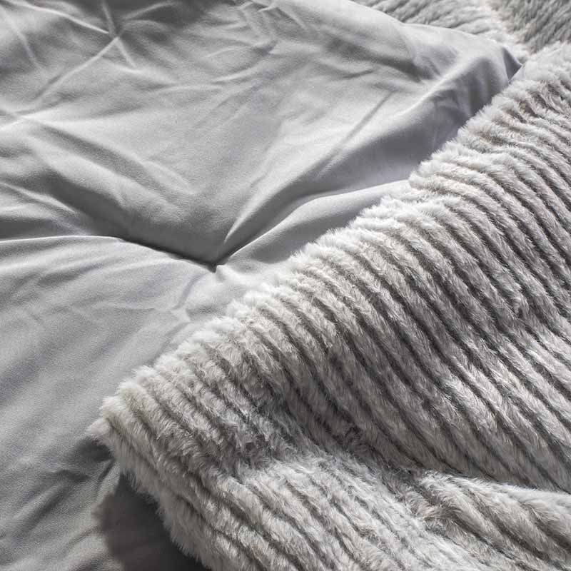 Cannon Rabbit Fur Duvet-Blanket Set