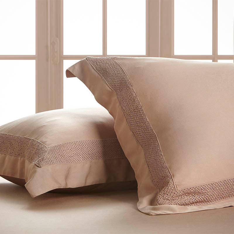 Set of 2 Oxford Pillowcases Hauz Vegan Silk