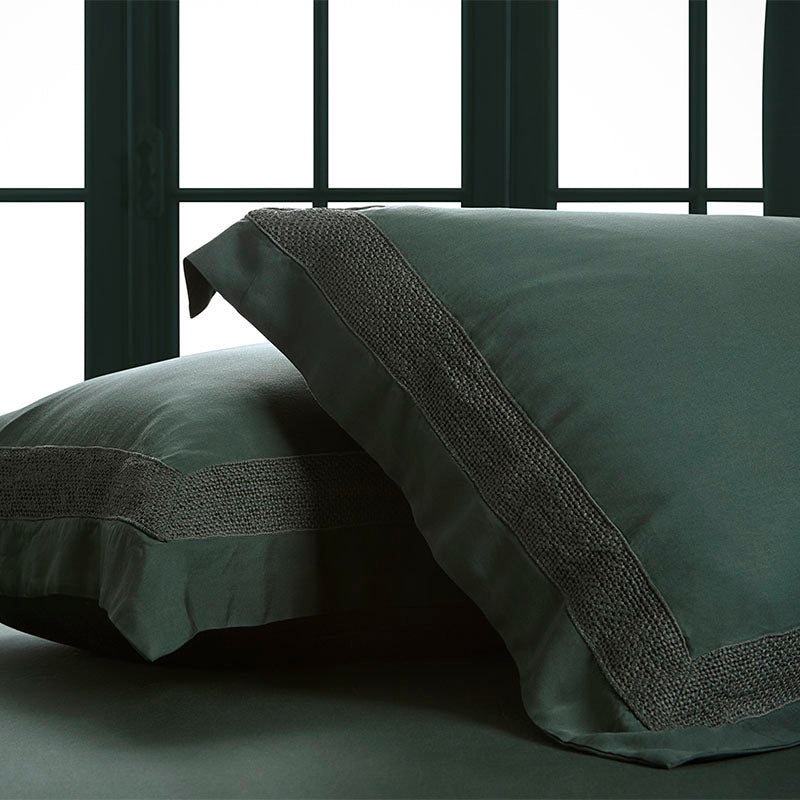 Set of 2 Oxford Pillowcases Hauz Vegan Silk