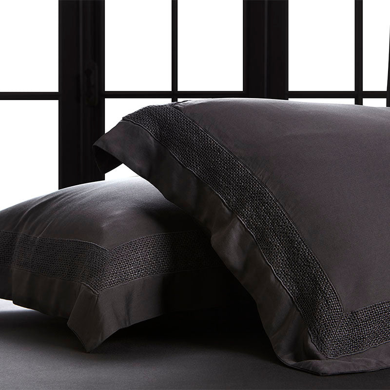 Set of 2 Oxford Pillowcases Hauz Vegan Silk