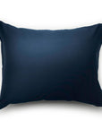 navy hastens satin pillow case