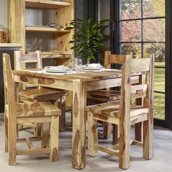 Tavolo da pranzo in Legno di Sheesham Waverly Palazzo