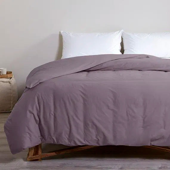 mauve duvet cover Cannon Cotton Fresh