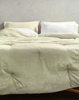green comforter Cannon Stonewashed