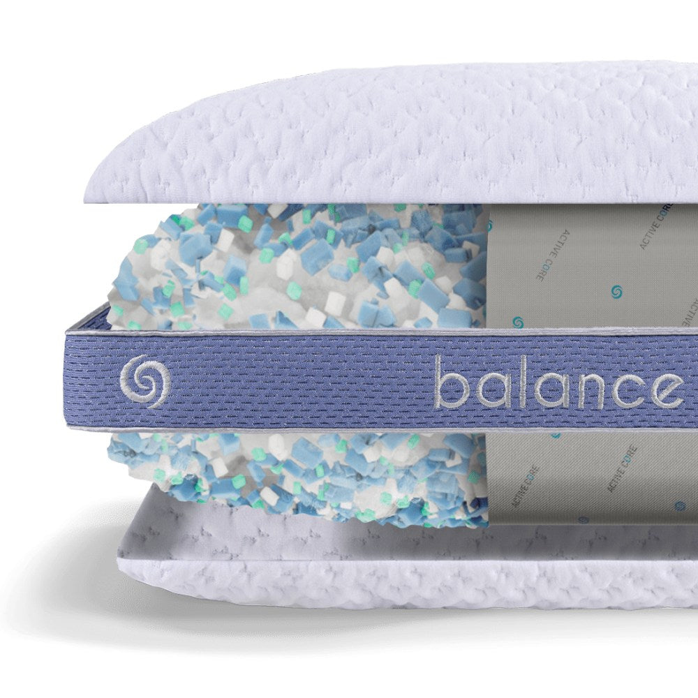 Bedgear balance pillow explode diagram