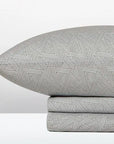 cannon cotton fresh bed sheet set grey geometric pattern