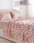 printed floral bed sheet set Cannon Cotton Fresh