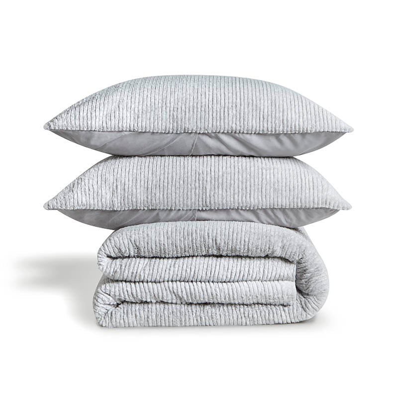 Cannon Rabbit Fur Duvet-Blanket Set