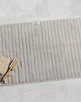 light grey bath mat Fieldcrest