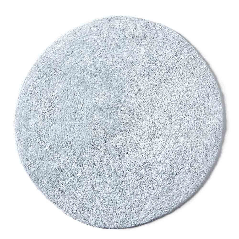 blue round bath rug Fieldcrest Ultra Soft