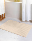 beige bath mat Fieldcrest Ultra Soft
