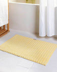 yellow bath mat Fieldcrest Ultra Soft