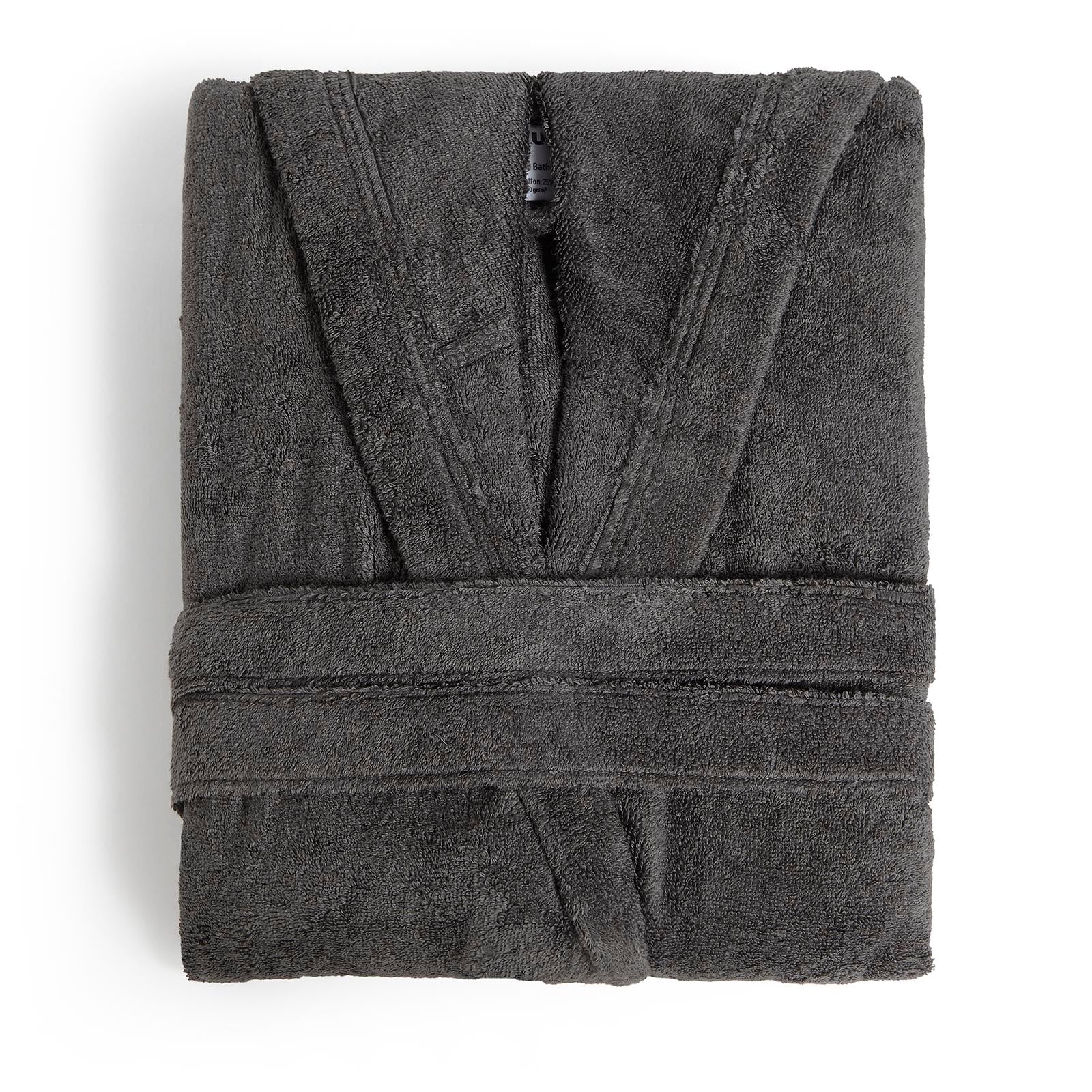 anthracite bathrobe Hauz Modal