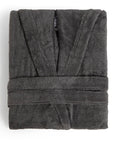 anthracite bathrobe Hauz Modal