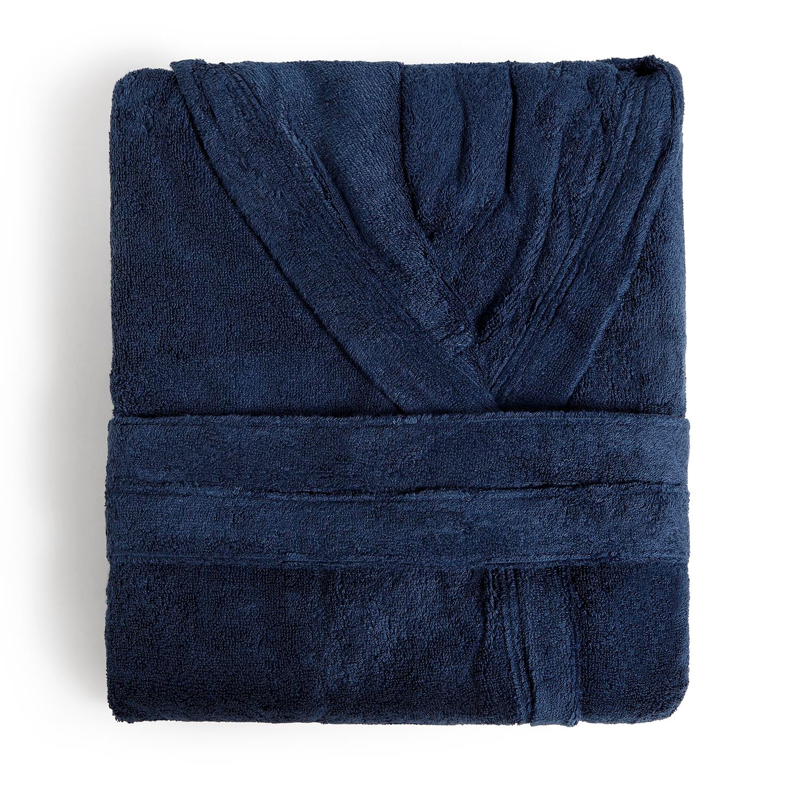 navy bathrobe Hauz Modal