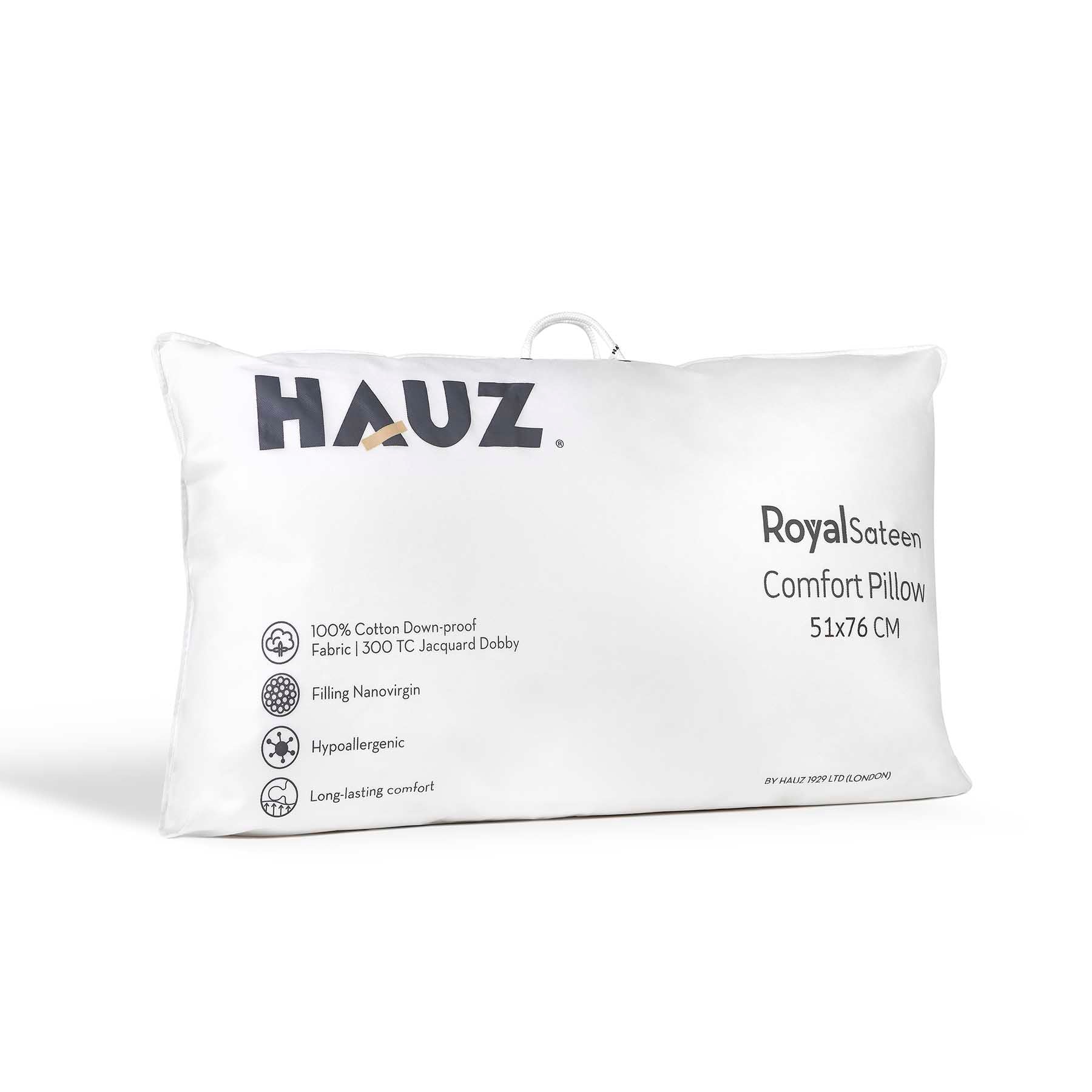 hauz royal sateen pillow protective bag