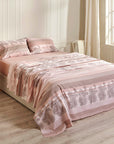 pink printed paisley bed sheet set Aegean Paradise