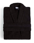 black bathrobe fieldcrest ultra soft