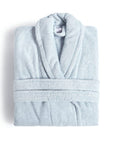 solid powder blue bathrobe fieldcrest ultra soft