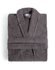 state grey bathrobe fieldcrest ultra soft