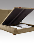 light brown storage bed Hauz Luna