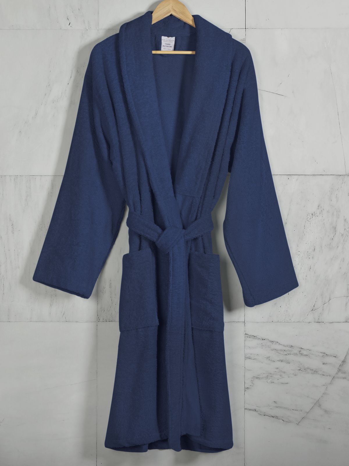 accappatoio fieldcrest indigo blue