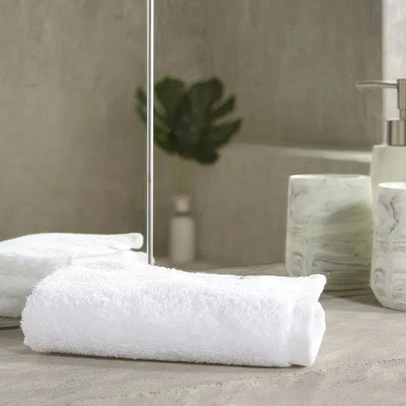 white face guest towel Aegean Nua Cotton