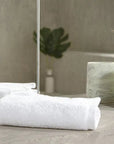 white face guest towel Aegean Nua Cotton