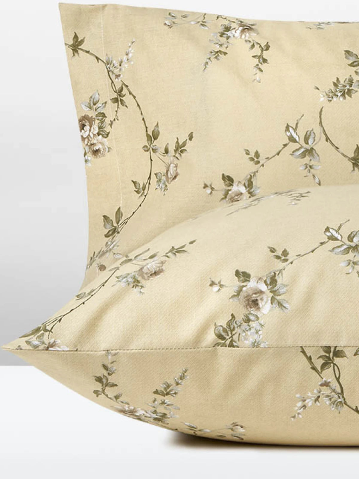 set di federe beige Aegean Paradise con fiori