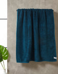 asciugamano da bagno color petrolio Aegean Nua Cotton