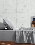 set lenzuola Cannon Stonewashed grigio chiaro
