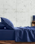 set lenzuola Cannon Stonewashed blu navy