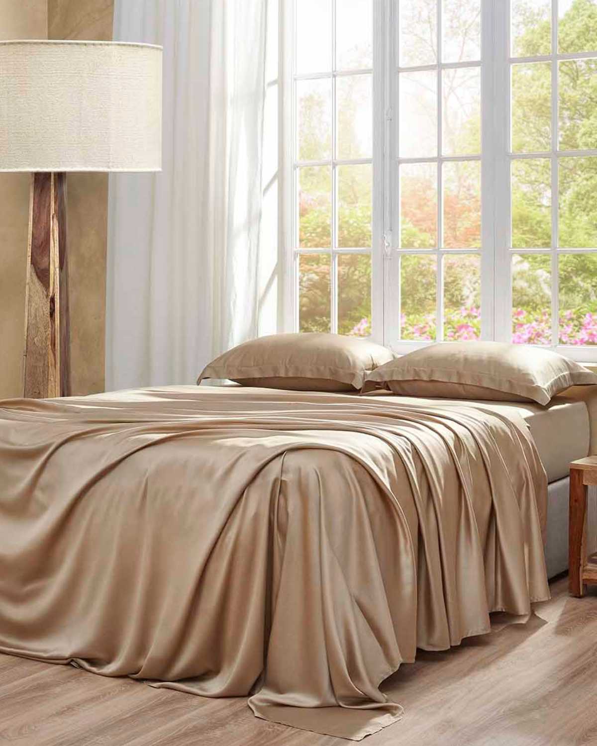 set lenzuola Charisma Tencel colore oro