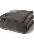 blanket aegean charcoal grey