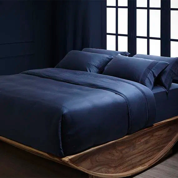 copripiumino blu in bambù Hauz