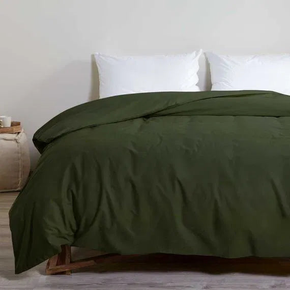 green duvet cover Cannon Cotton Fresh