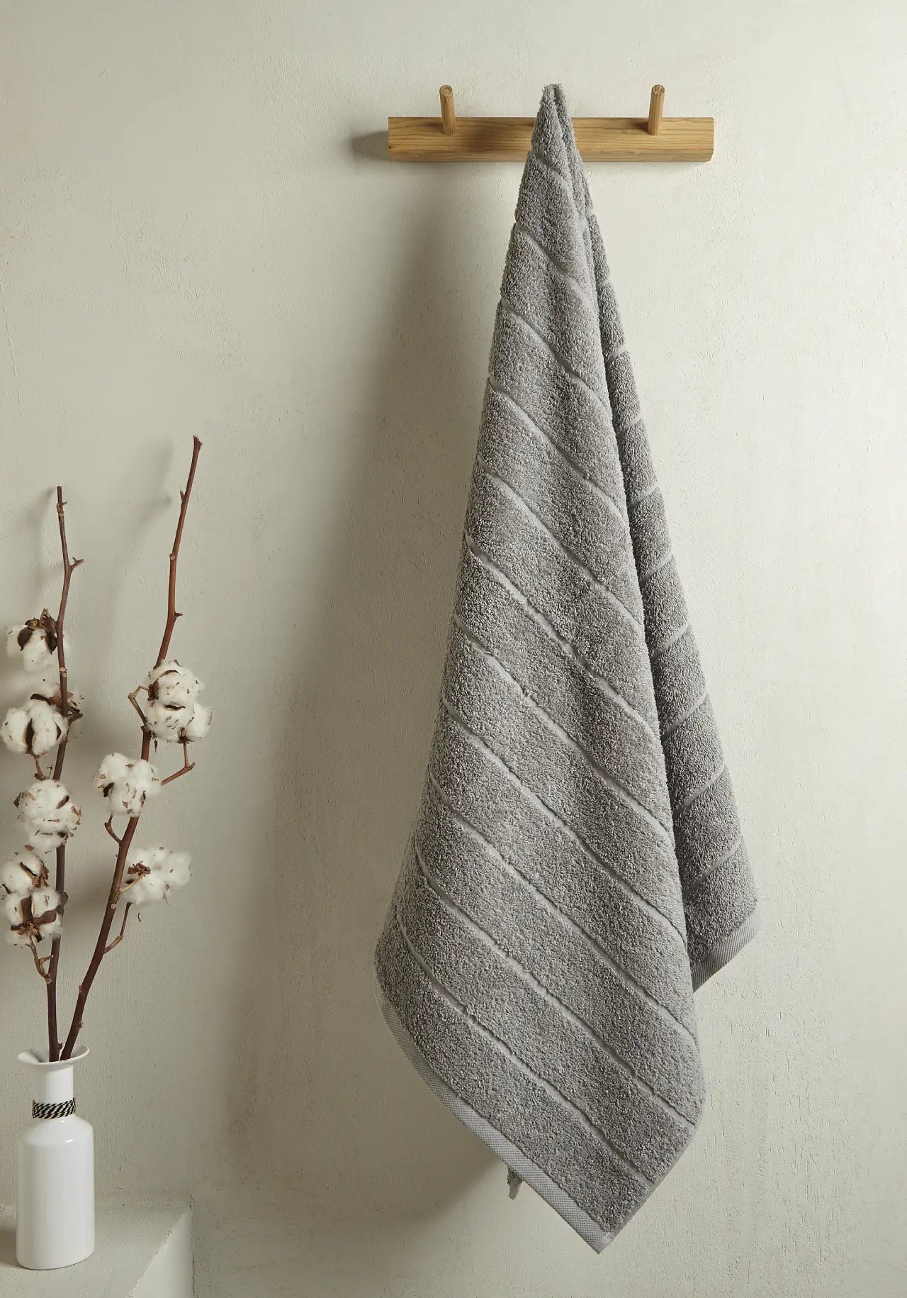 grey Cannon Cotton Fresh bath towel