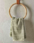 light green face towel Cannon Cotton Fresh