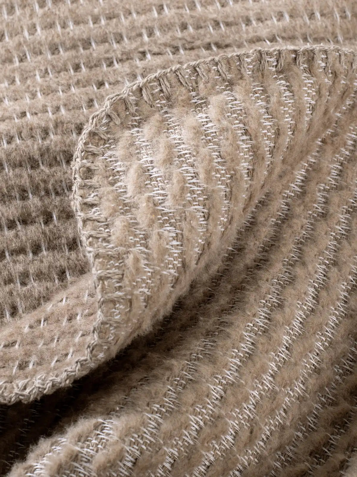 coperta Charisma marrone tessuto