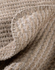 coperta Charisma marrone tessuto