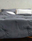 cannon stonewashed grey comforter