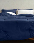 cannon stonewashed navy comforter