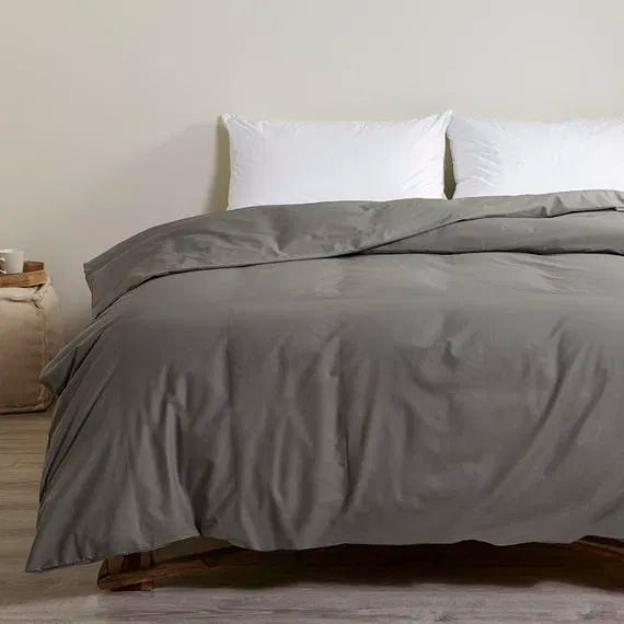 cannon cotton fresh grey duvet cover