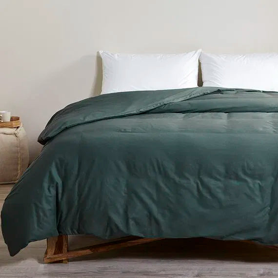 cannon cotton fresh green duvet cover