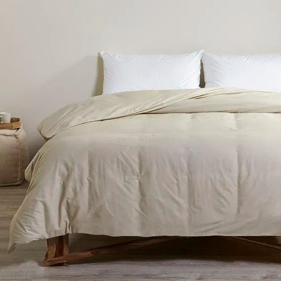 cannon cotton fresh beige duvet cover