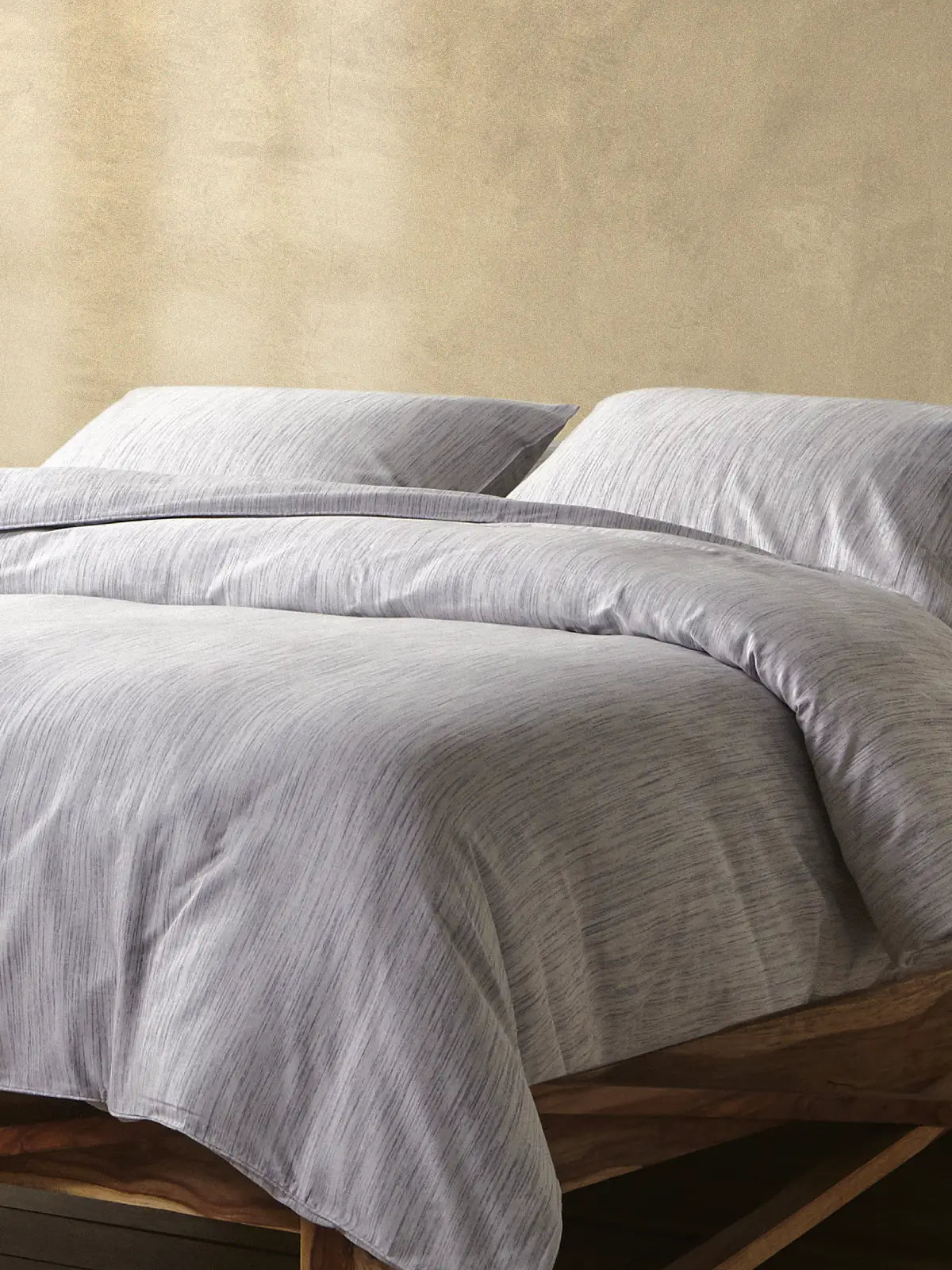 copripiumino set Hauz Heather Touch grigio