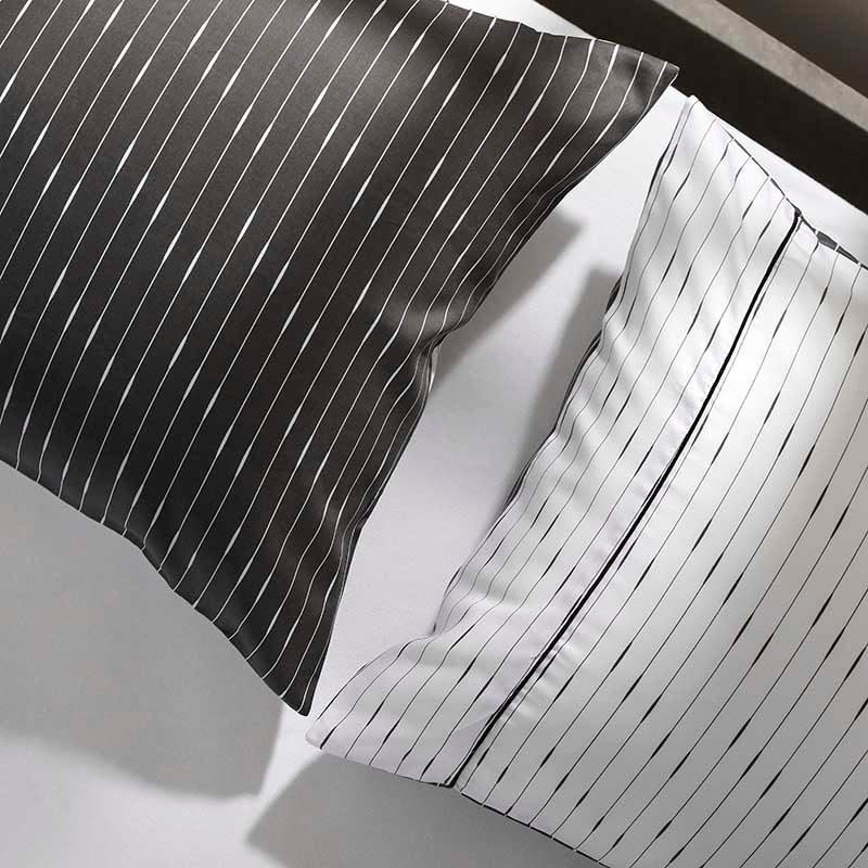 duvet cover set hauz limited edition black white stripes