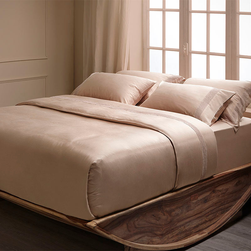 duvet cover set Hauz Vegan Silk pink