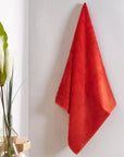 Fieldcrest bath towel 76x147 red