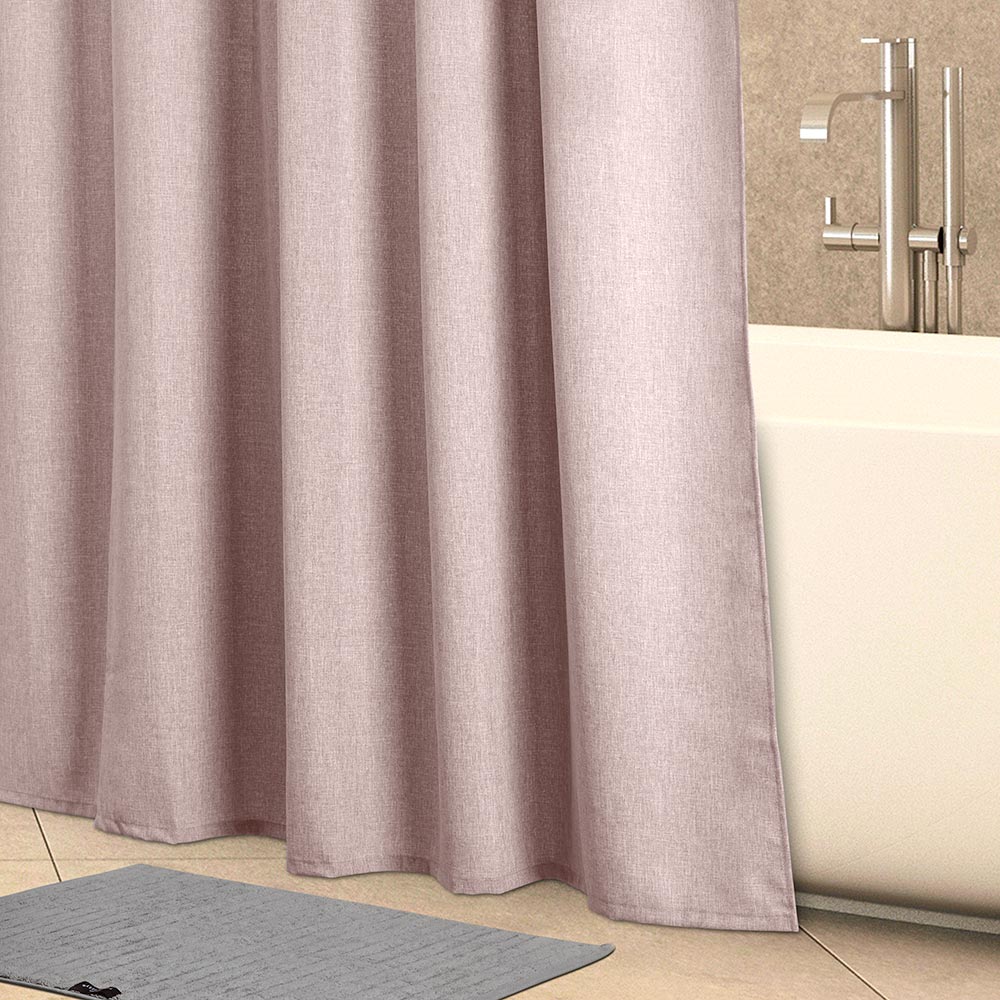 Fieldcrest pink shower curtain